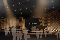 レクサスブースのイメージ。