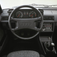 一時期の「アウディ80」およびその派生型である「90」は、中央の空調噴出口から簡単に外気が入るようになっていた。これはアウディ90のダッシュボード。