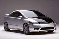 新型「ホンダ・シビック」を示唆するスポーティなコンセプト、米国で披露