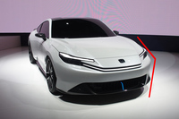 当連載の「第15回：ホンダ・プレリュード コンセプト（前編）」より。このクルマはフロントのピークやヘッドランプの取り付け位置が高く、一般的なクーペと比べ、顔全体が“高く”感じられる意匠となっている。