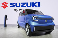 2025年のジャパンモビリティショーで発表された、軽BEVのコンセプトモデル「スズキ・ビジョンeスカイ」。生活の足として愛用されるBEVを志向した軽ハイトワゴンで、市販モデルは2026年度内の量産化を目指している。