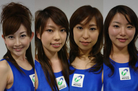 4人の「もてぎエンジェル」決定の画像