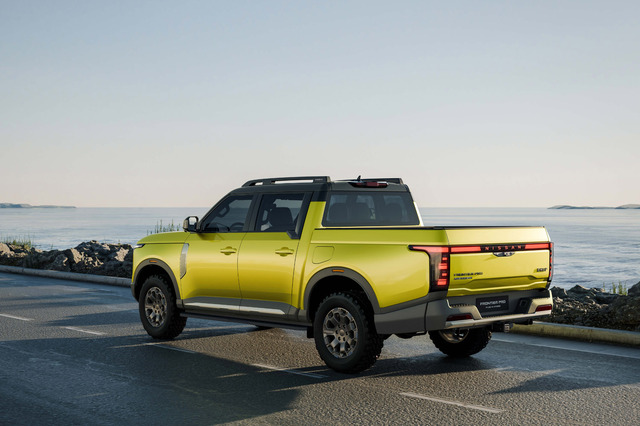 プラグインハイブリッドを採用した日産の電動ピックアップトラック