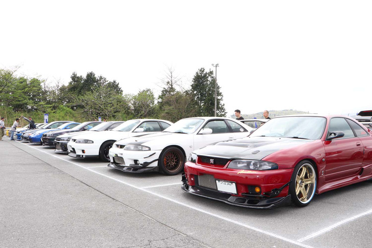 2024 RAYS FAN MEETING 参加車両（日産スカイラインGT-R）