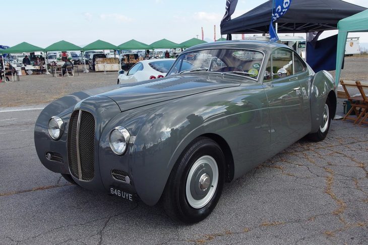 2018年8月の「オートモビル カウンシル」にも展示されていた、24台限定のスペシャルモデル「ラ・サルテ」。（写真＝webCG）