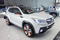 スバルのコンセプトカー「ヴィジヴ」シリーズが一堂に会した展示イベント「SUBARU DESIGN MUSEUM」より、新型「フォレスター」の原型となったという「ヴィジヴ フューチャーコンセプト」。