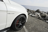 タイヤサイズは295/35ZR21。試乗車にはピレリPゼロが装着されていた。