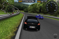 「VWシロッコR」のiPhone用カーレースゲームが登場の画像
