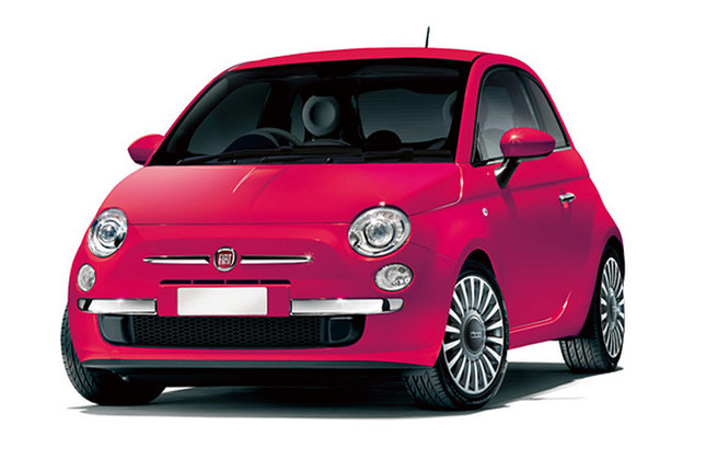 「フィアット500マジェンタ」