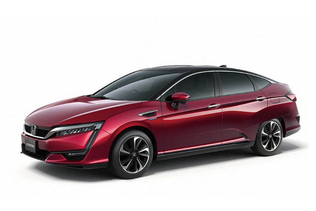 ホンダが発表予定の新型FCVセダン。