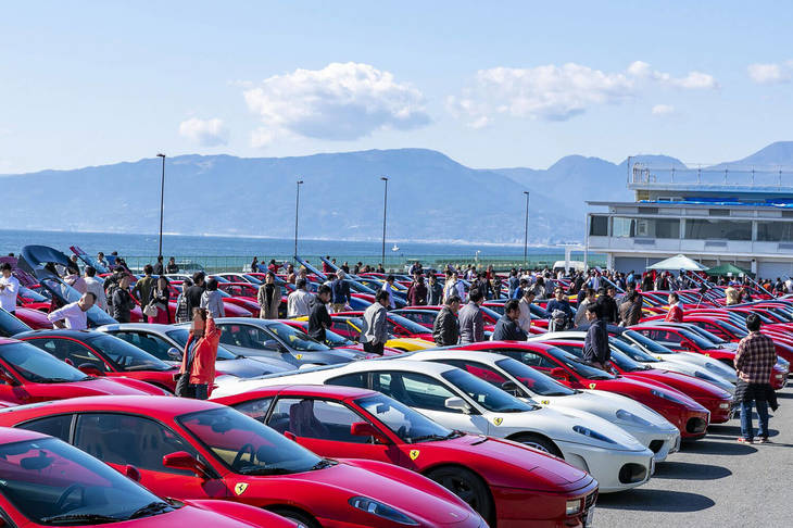 “令和のフェラーリまつり”と題し開催された、筆者主催の「大乗フェラーリミーティング」には、合計181台のフェラーリが集結した。