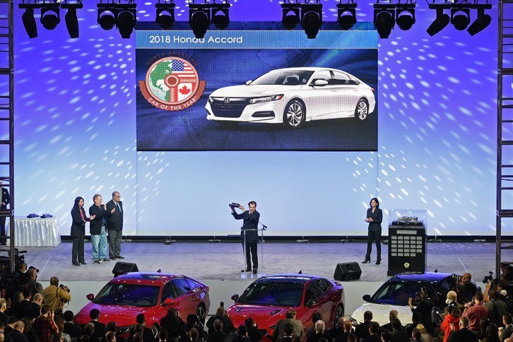 「ホンダ・アコード」が北米カー・オブ・ザ・イヤーを受賞した。