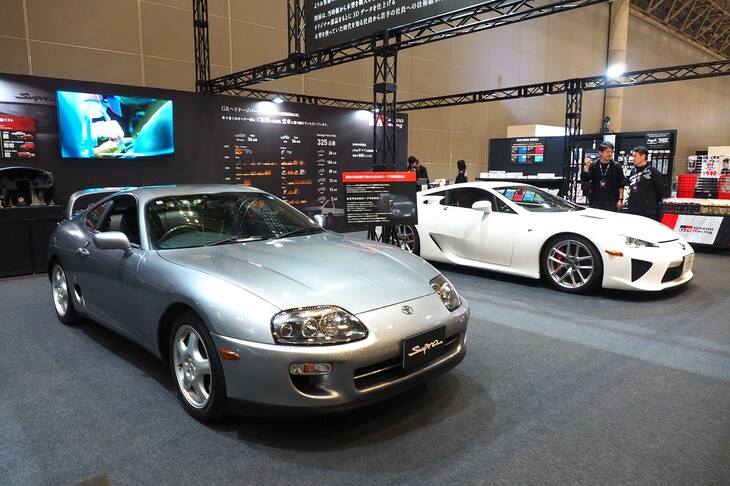 「オートモビル カウンシル2026」のトヨタブースの様子。