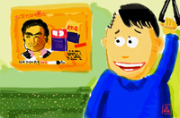 もはや電車内の“知人”は彼だけになってしまった。