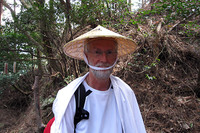 横峰の山で出会ったのはオーストリア人。「日本にいて、四国遍路を歩かない手はない」と言っていた。