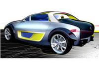 日産、オートバイをイメージしたコンセプト「アージ」を出展【デトロイトショー06】の画像