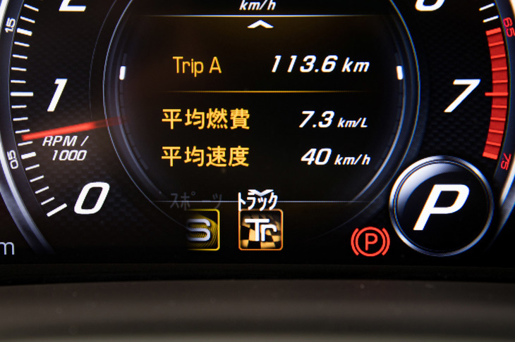 モデルライフを通じてたびたび改良が加えられてきた「コルベット」。かつては誤りも見られたデジタルメーターの日本語表記も、いつのまにか正されていた。