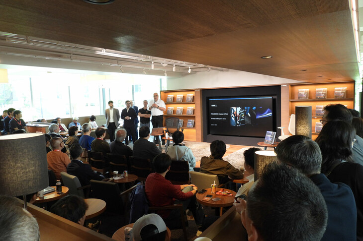 2025年6月1日に、東京の代官山 蔦屋書店で行われた『Italdesign : Engineers of Ideas』の発売イベントの様子。