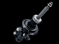 「GR86」に新たに採用されたZFの「ZACHSダンパー」（写真）。「BRZ」は「STI Sport」のフロントに日立アステモの「SFRD」ダンパーを使う。