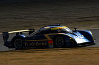 グループCカーを思わせるフォルムを持つ、No.2プリヴェチューリッヒ・紫電 （高橋一穂/加藤寛規組）。 