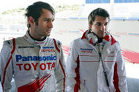 ベテランのヤルノ・トゥルーリ（左）と若手ティモ・グロック（右）がステアリングを握る。（写真＝Toyota）
