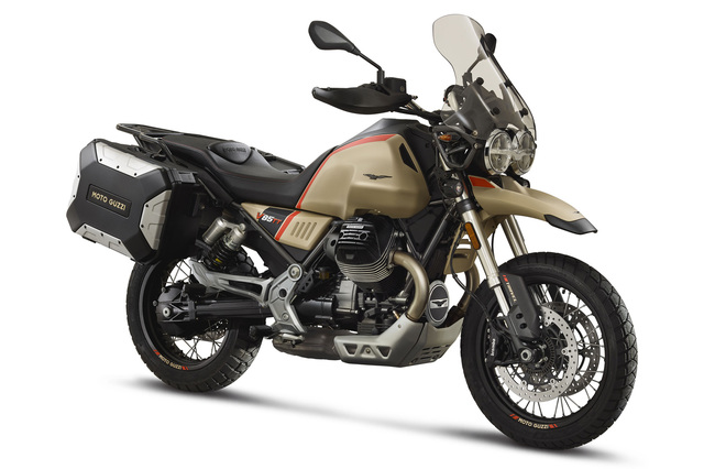 モト・グッツィV85 TT」にロングツーリング向けのアイテムを装備した