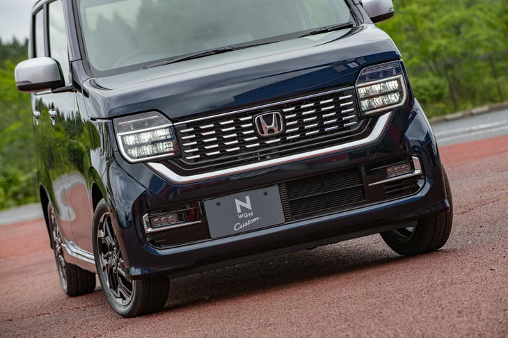 ホンダN-WGNカスタム L・ターボ Honda SENSING（フロントマスク）