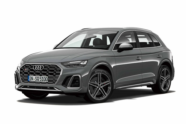 比較のためにご登場いただいた「アウディSQ5」。従来型「マカン」とプラットフォームを共用している。