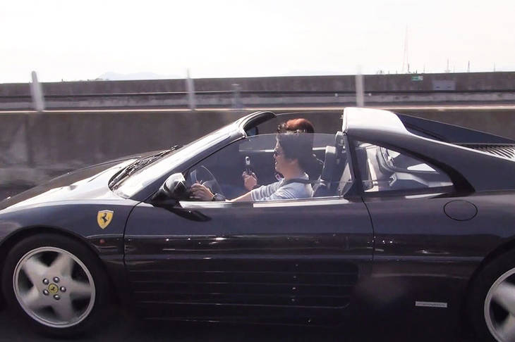 高速道路でも、安心して走ることができた。