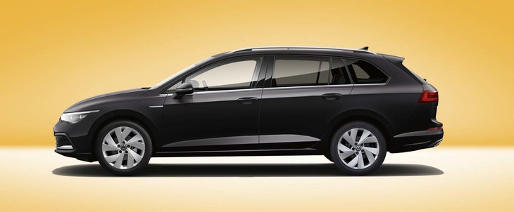 新型フォルクスワーゲン・ゴルフヴァリアント（ボディーカラー：ディープブラックパールエフェクト）