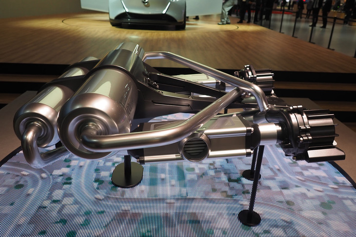 「マツダ・ビジョンXクーペ」に搭載される二酸化炭素回収技術「マツダ・モバイルカーボンキャプチャー」。