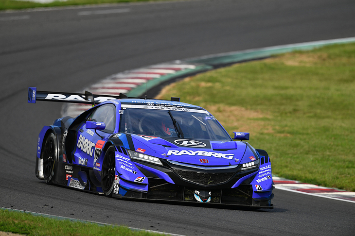 SUPER GT第6戦を制した山本尚貴／ジェンソン・バトン組のNo.100 RAYBRIG NSX-GT。