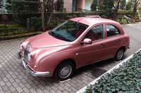 特別仕様車の「ビュート さくら」に、台数制限はない。なお、2012年5月にモデルチェンジした現行型「ビュート」は、これまでの1年弱で350台ほどデリバリーされたとのこと。