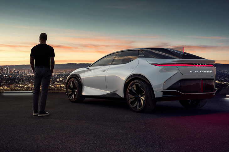 レクサスのEVコンセプト「LF-Zエレクトリファイド」。