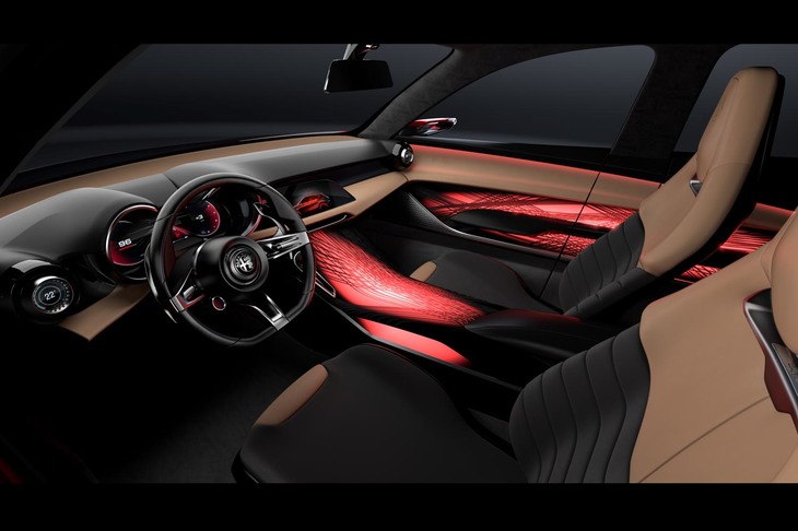 アルファ・ロメオ・トナーレ コンセプト（インテリアのイメージ）