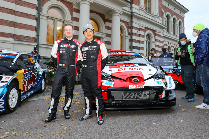 パンデミックの影響で秋開催となった2021年のラリー・フィンランド。このラリーからコ・ドライバーをアーロン・ジョンストン選手に変更。