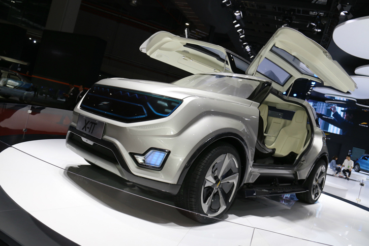 福建省の環境対応車メーカーであるユードーが出展した「X-TTコンセプト」。