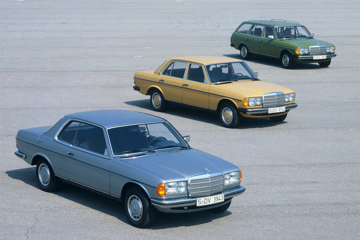 豊富なバリエーションも「W123」の特徴で、セダンやクーペのほか、ステーションワゴンもラインナップされた。