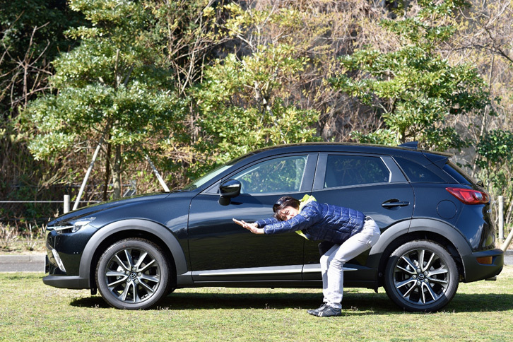 「マツダCX-3」（写真＝池之平昌信）