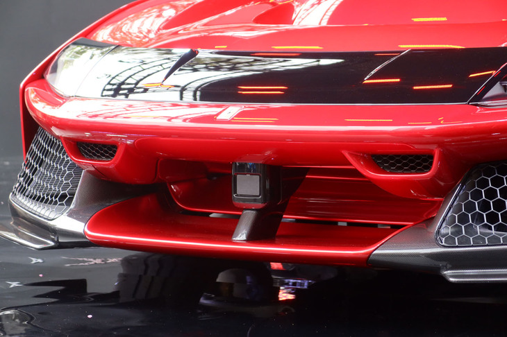 フェラーリF80（フロントのエアインテーク）