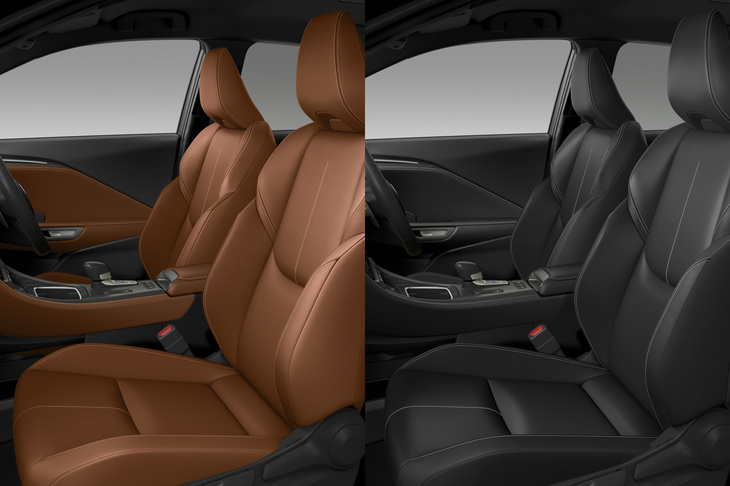 「リラックス」には「サドルタン」（左）と「ブラック」（右）の2種類の内装色が用意される。