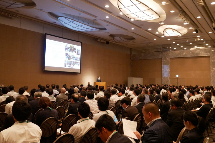 2019年5月27日に開催された、CHAdeMO協議会の会員大会の様子。