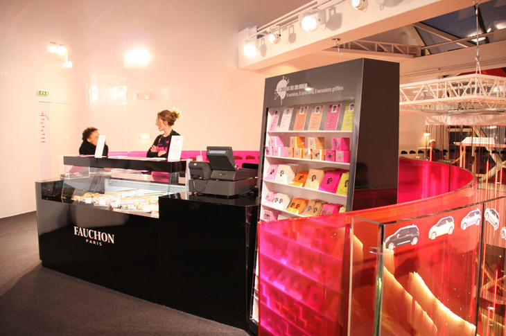 高級食品店、フォションのポップアップストアが設けられたことも。2010年撮影。