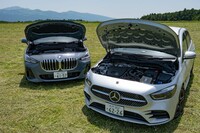 エンジンの最高出力は「B180」が136PSで「218i Mスポーツ」が156PS。どちらも必要十分な加速力を生み出す。