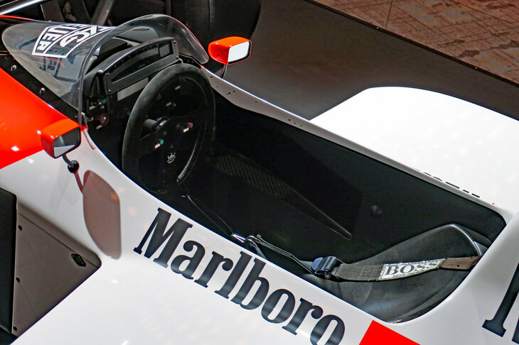 マクラーレンMP4/4 1988年ベルギーGP優勝車（コックピット）
