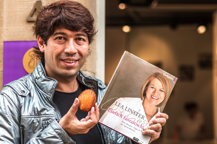 超有名なミシュラン一つ星シェフ、レア・リンスターのマドレーヌは絶品。同名のデリカテッセンで購入できる。Lea Linster / 4, rue de l’Eau, L-1449 Luxembourg / Tel: +352 27 85 85 00