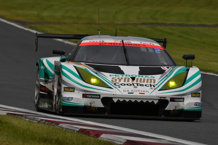 GT300クラスはNo.2 シンティアム・アップル・ロータス（加藤寛規／柳田真孝）がレースを制した。