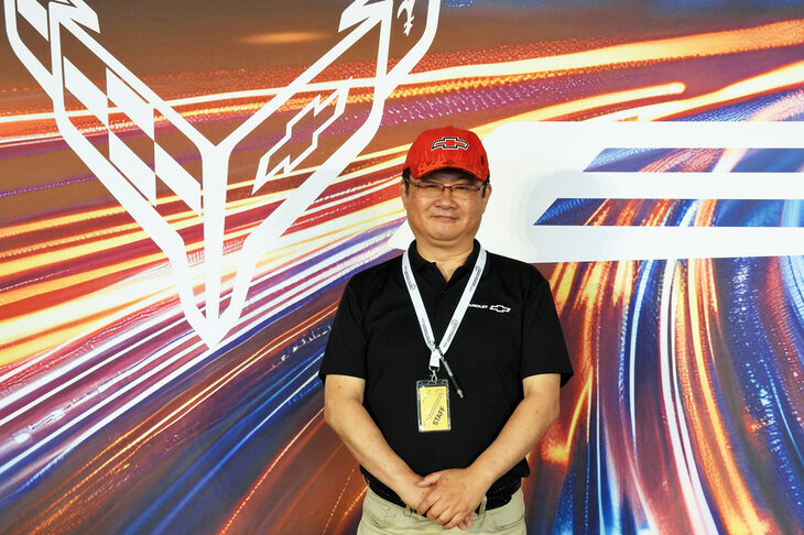 今回お話をうかがった、ゼネラルモーターズ・ジャパンの上原慶昭プロダクト＆パブリックポリシー ディレクター。