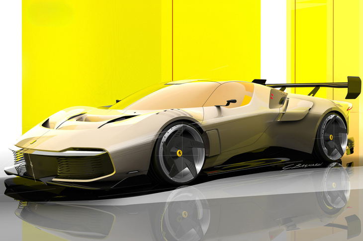 フェラーリKC23（デザインスケッチ）