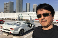 かつて清水氏が“折半”で所有していた、白の「ランボルギーニ・カウンタック25thアニバーサリー」。